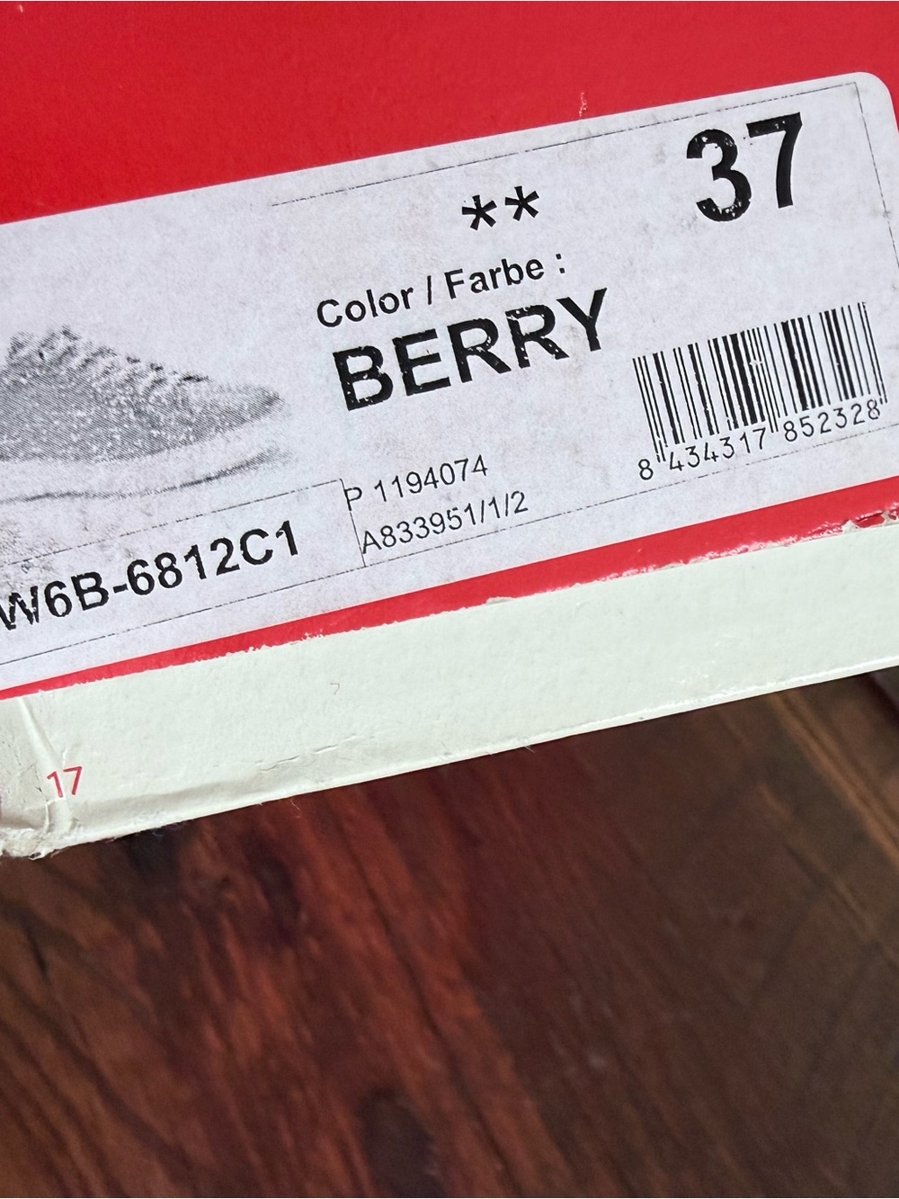 PIKOLINOS Leather Sneakers in Berry and Beige EU 37 US 7 - Picture 11 of 12
